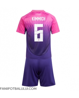 Germania Joshua Kimmich #6 Echipament de Fotbal Replică European 2024 Copii Deplasare (+ Șorturi)